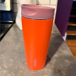 Owala smooth sip slider tumbler - terracotta sunset